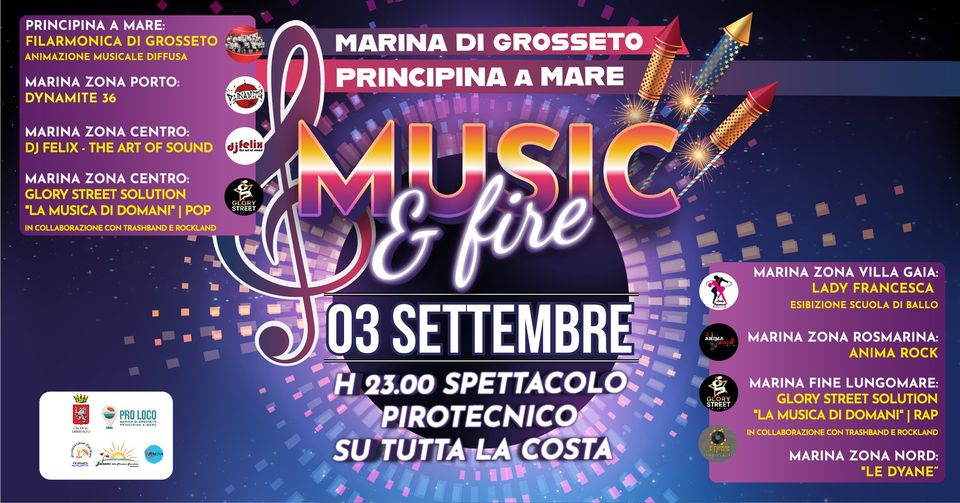 Music & Fire – 3 settembre